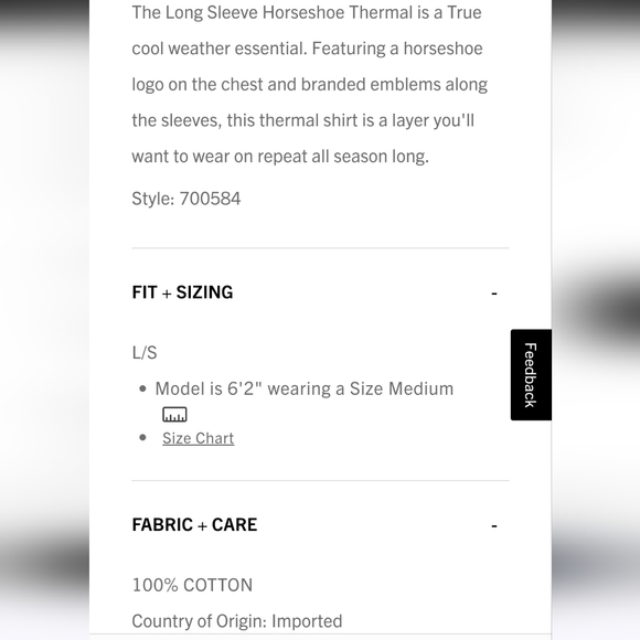 True Religion Horseshoe Graphic L/S Thermal Shirt- Black - Picture 7 of 9